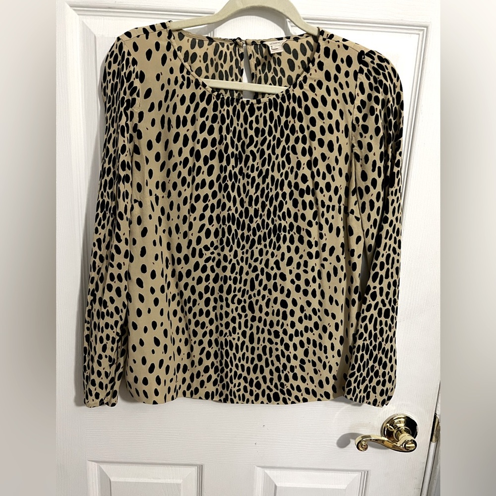 J Crew animal print blouse (4)